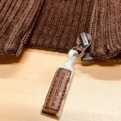 Crocodile（クロコダイル）スウェットジャケット（ブラウン）メンズMの画像