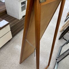 ★ジモティ割あり★  姿見 茶色 H150×D32×W33 クリーニング済み TJ8918の画像