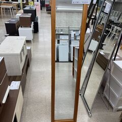 ★ジモティ割あり★  姿見 茶色 H150×D32×W33 クリ...
