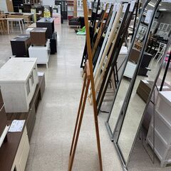 ★ジモティ割あり★  姿見 茶色 H150×D32×W33 クリーニング済み TJ8918の画像