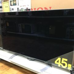 【FU1025】★シャープ AQUOS LC-45US40 4K HDR 45V 低反射 N-Black パネル搭載液晶テレビ  AV機器 TV 簡易クリーニング済 堺市 深井 【ジャングルジャングル深井店】