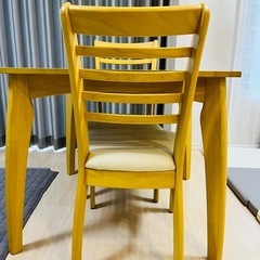【決まりました】ダイニングテーブルとチェアの画像