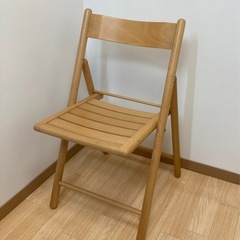 無印良品　折りたたみ木製チェア