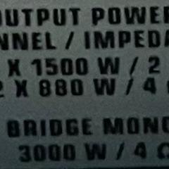 behringer パワーアンプ　nu3000dspの画像