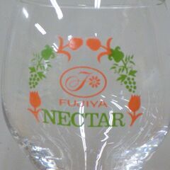 FUJIYA NECTAR レトロ ワイングラス レトロポップ 併売の画像