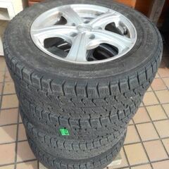アルミホイール付スタッドレスタイヤ 15インチ 4本セット/15×6J 5H PCD114.3