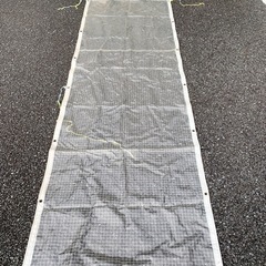 11月で処分　透明オーニング　雨避け　シェード　　タープ の画像