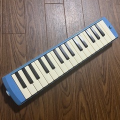 YAMAHA ヤマハ メロディオン ピアニカ 鍵盤ハーモニカ 水色 P-32D(中古美品の画像
