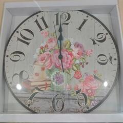 ★  新品❗ 掛時計   フラワー  (直径34cm)  アナロ...