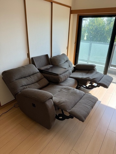 電動ソファー　3人掛　ニトリ　