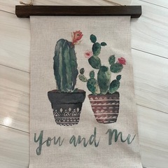 サボテン　壁掛け　インテリア　