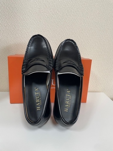 HARUTA ローファー ブラック 27.5cm