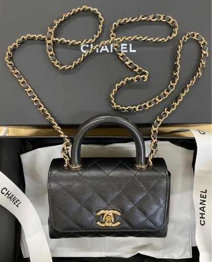 ネット決済可能★即日発送★希少CHANELココハンドルマイクロ国内完売