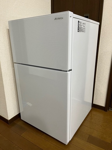 今年8月購入使用期間1週間★ 97L 2ドア冷蔵庫★超美品★定価約2.8万円