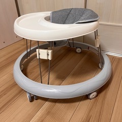 美品【JTC】まぁるいほこうき　歩行器　赤ちゃん　ベビー　折りたたみ　食事　椅子　イス　あんよの画像
