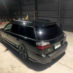 カスタム・OP多数 4No 税金8800円 車検付 諸費用コミコミ スバル レガシィ ツーリングワゴン GT-B E-tuneⅡ ツインターボ 4WD ナビ 地デジ 車高調の画像