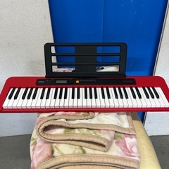 ☆美品☆お買取☆電子ピアノ☆カシオ☆2020年製☆レッド色☆動作...