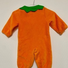 最終値下げ　新品　未使用　ハロウィン　かぼちゃ　コスプレ　着ぐるみ　80 ロンパース　仮装の画像