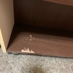 キャスター付きの薄型カラーボックスの画像