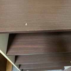 キャスター付きの薄型カラーボックスの画像