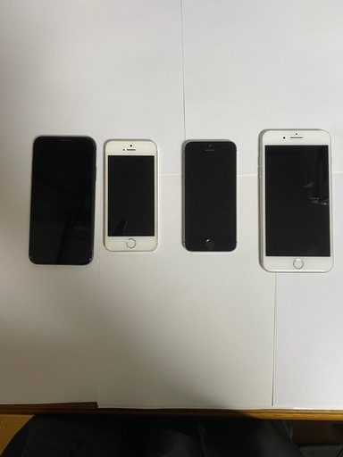 美品！格安！早い者勝ち！ジャンク！未初期化！iPhone４つセット