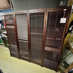 《売約済》【池上店】 弘益 KOEKI 衝立4連 ブラインド 採...