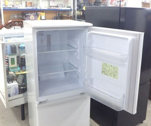 2ドア冷蔵庫 137L 2020年製 SHARP SJ-D14F 100Lクラス つけかえどっちもドア ホワイト系 シャープ☆ 札幌市 北区 屯田