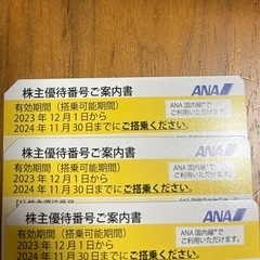 ANA 株主優待　一枚700円