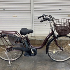 492 ヤマハ新機種電動アシスト自転車pasnatura26インチブラウンアルミ