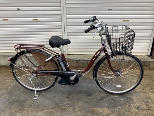ブリヂストン新機種電動アシスト自転車アシスタ   26インチブラウンアルミボディ 工場 直営 店スポーツ&frasl;アウトドア - ブリヂストン新機種電動アシスト