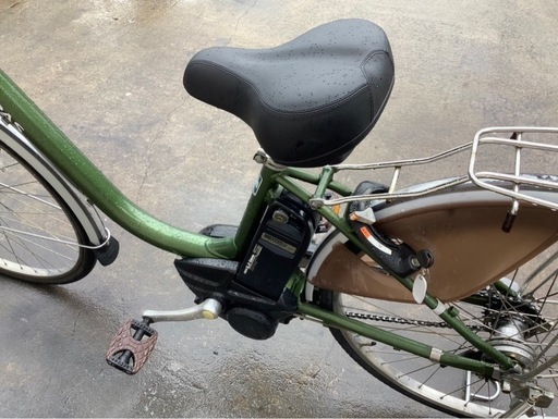 495  ヤマハ新機種電動アシスト自転車pas26インチグリーンアルミボディー