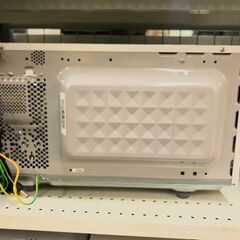 【FU1030】★ヤマダ電機 YMW-S17G1 電子レンジ (17 L)、フラットテーブル、ヘルツフリー ホワイト オリジナル  生活家電 家電 簡易クリーニング済 堺市 深井 【ジャングルジャングル深井店】の画像