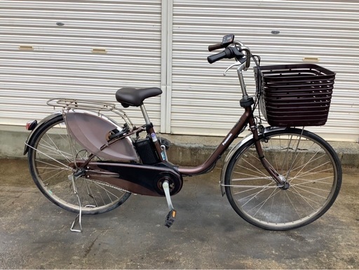 499  パナソニック最新機種電動アシスト自転車vivi26インチブラウンボディー