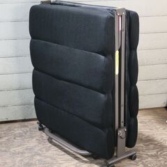 12/19終 折りたたみベッド シングルサイズ 使用時W870×D2100×H390mm 24j菊E