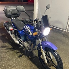 ヤマハ YBR125 JYM125 青 小型　自賠責約1年あり