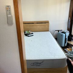 Nitori Semi Double Bedframe サイド収...