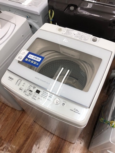 AQUA 7.0kg全自動洗濯機 AQW-GV70J 2020年製