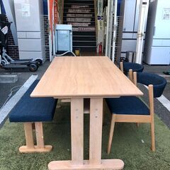 【展示品・未使用品】【展示品・未使用品】ダイニングセット 4人掛け ダイニングテーブル 幅160cm  参考価格74.990円?自社配送時?代引き可?※現金、クレジット、スマホ決済対応※