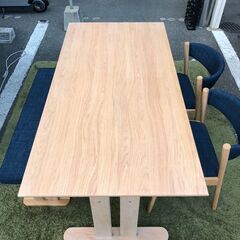 【展示品・未使用品】【展示品・未使用品】ダイニングセット 4人掛け ダイニングテーブル 幅160cm  参考価格74.990円💳自社配送時🌟代引き可💳※現金、クレジット、スマホ決済対応※の画像