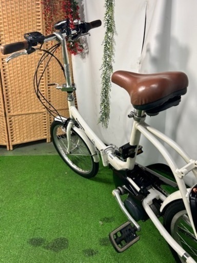 No.238 パナソニック リルト BE-ENWS032 電動アシスト折りたたみ自転車 20インチ内装3段変速整備済み No.238 パナソニック リルト BE-ENWS032 電動アシスト折りたたみ自転車