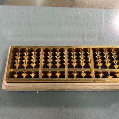 【FU1033】 ★招福そろばん  縁起物  金  福   簡易クリーニング済 堺市 深井 【ジャングルジャングル深井店】の画像