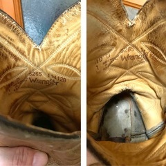 売切れました！★ Wrangler USA製のビンテージ　ウエスタン ブーツ ★の画像