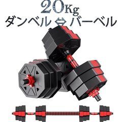 ダンベル 8角形 人気 2個セット 20kg バーベル 無臭素材...