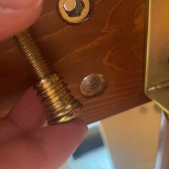 タンスのゲン　シングルベッド　ブラウンコンセント2口付きの画像