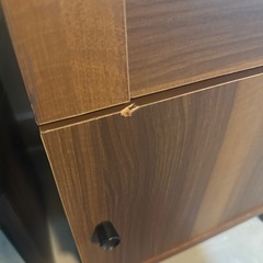 収納付きスタンドミラーの画像