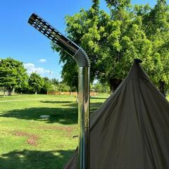 煙突チューブ キャンプ テント ストーブ用 2個 6センチ ステンレスの画像