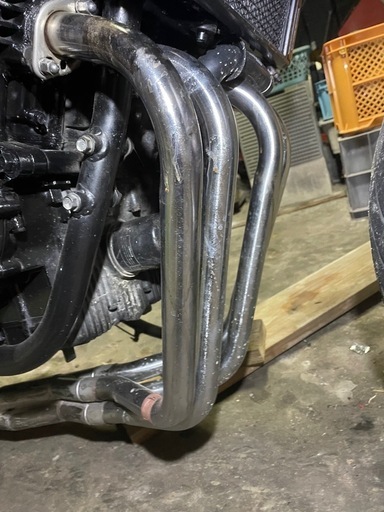 CBX400F ワルツ機械エキパイ