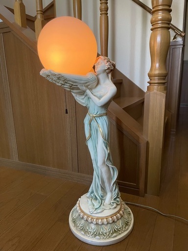 昭和 アンティークライト陶器置物