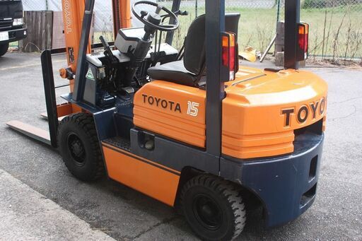 【SOLD OUT】トヨタ フォークリフト 5FGL15 最大荷重1500kg 延長爪140cm ガソリン【簡易清掃整備】【農機具でっく】【広島】【建機】 SOLD OUT】トヨタ フォークリフト 5FGL15 最大荷重1500kg 延長爪140cm