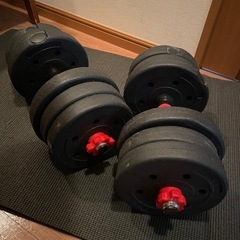 ダンベルセット ヨガマット付